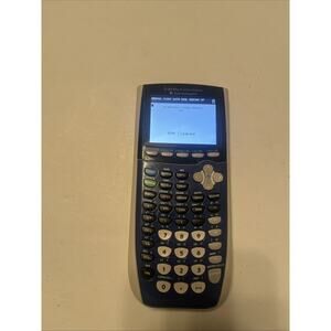 TI-84 Plus C Silver Edition Texas Intruments Graphing Calculator Blue No Cover